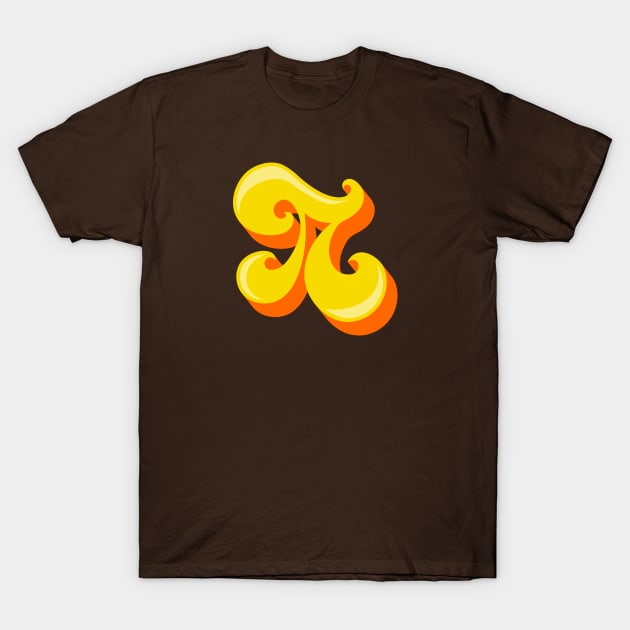 Retro Flavored Pi T-Shirt by JWDesigns